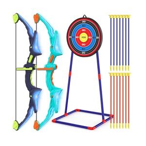 Kids Archery Set with Target - Blue and Orange